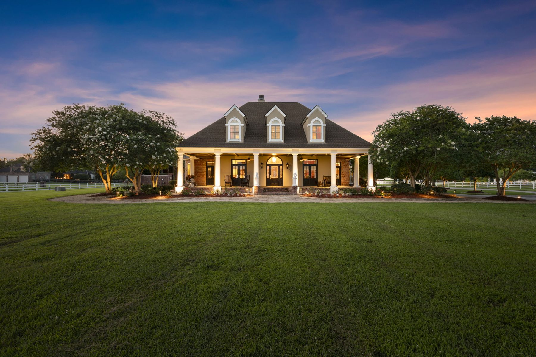 Loosemoore Estate custom Acadian manor interior — Gonzales, Louisiana luxury home